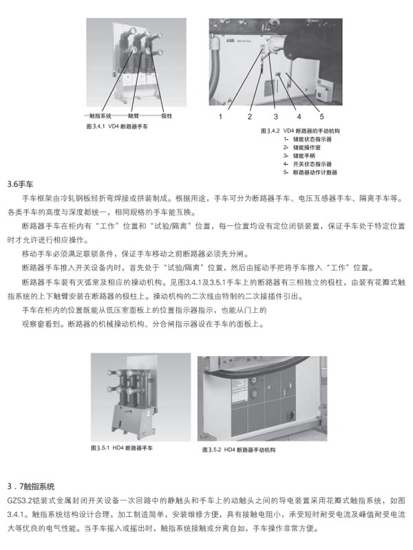 GZS3.2鎧裝式金屬封閉開關(guān)設(shè)備參數(shù)